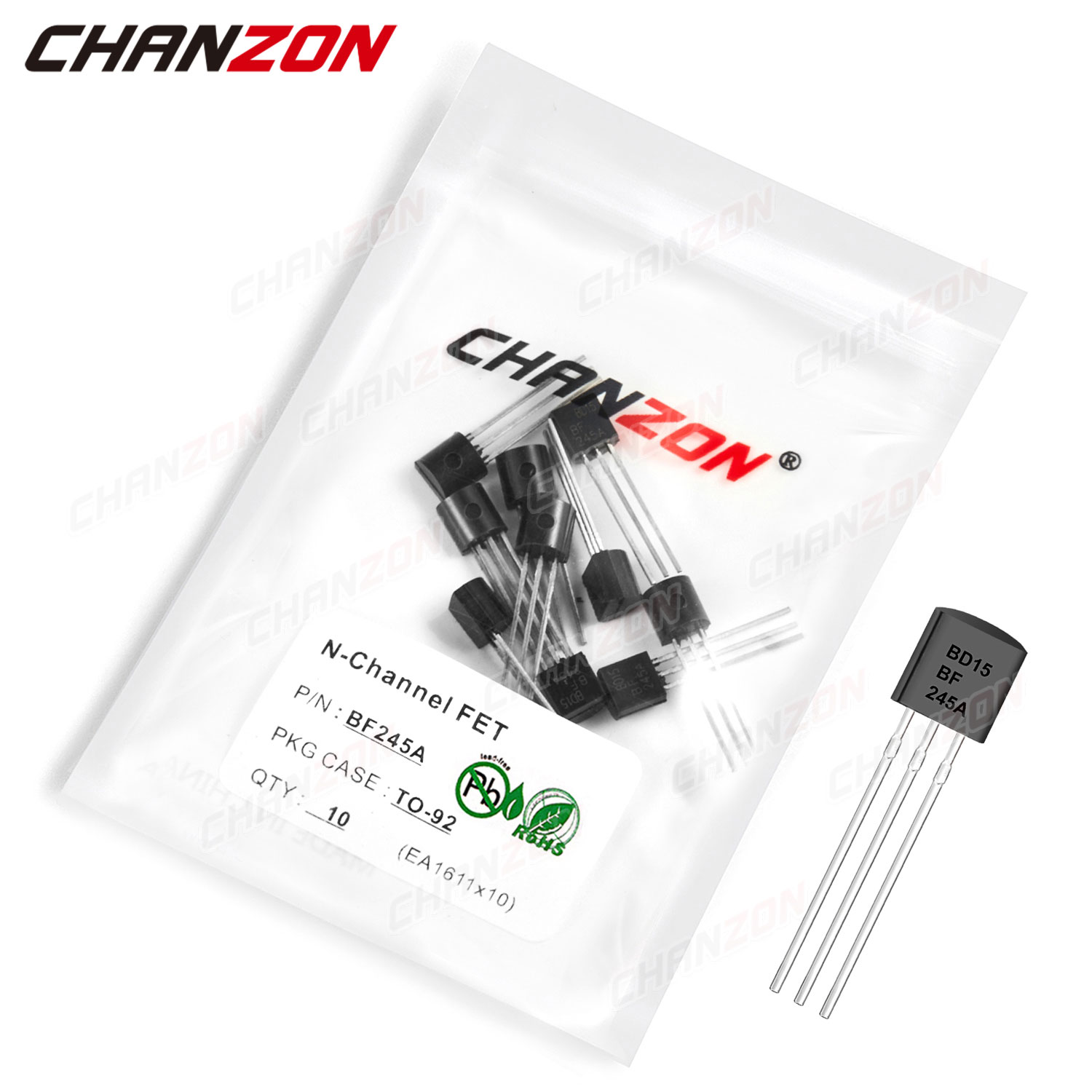 Diy Electronics Youtube Channel - 10Pcs BF245A ZU-92 N-Kanal JFET RF