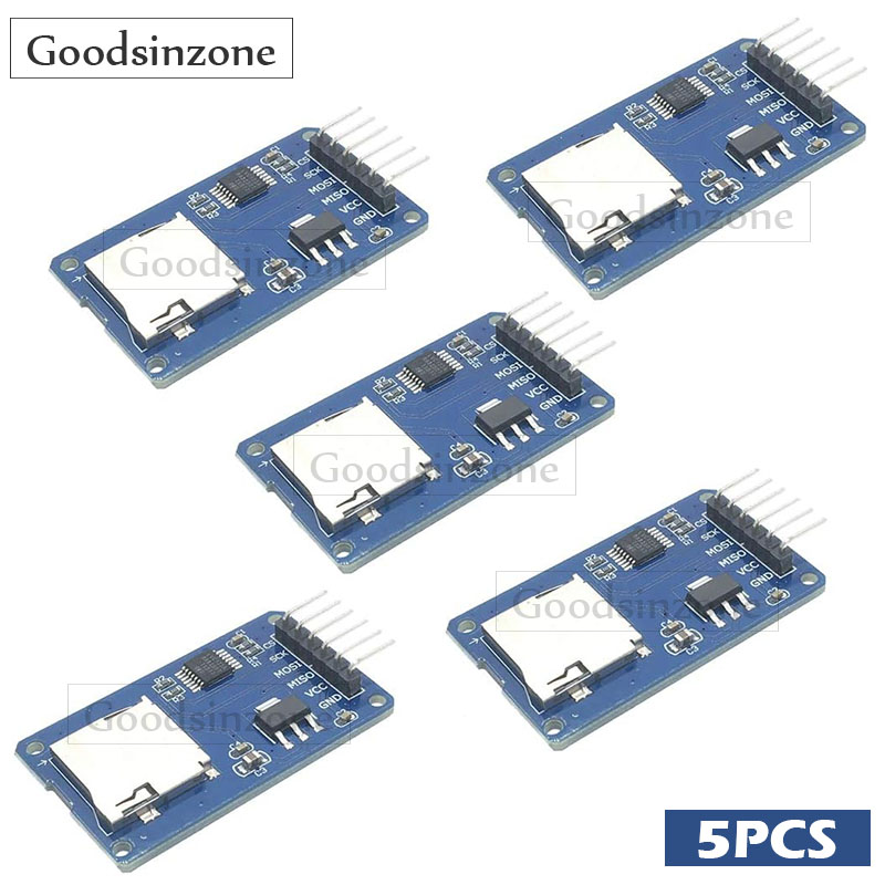 Sd Card Module Spi - 5er-Pack Micro-SD-Kartenlesermodul für Arduino – SPI-Schnittstelle