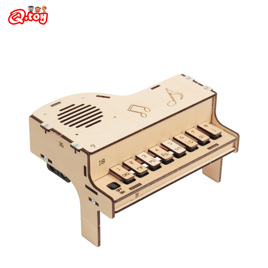 Diy Electronics Toys - DIY Holz Elektronisches Klavier Modell Teenager