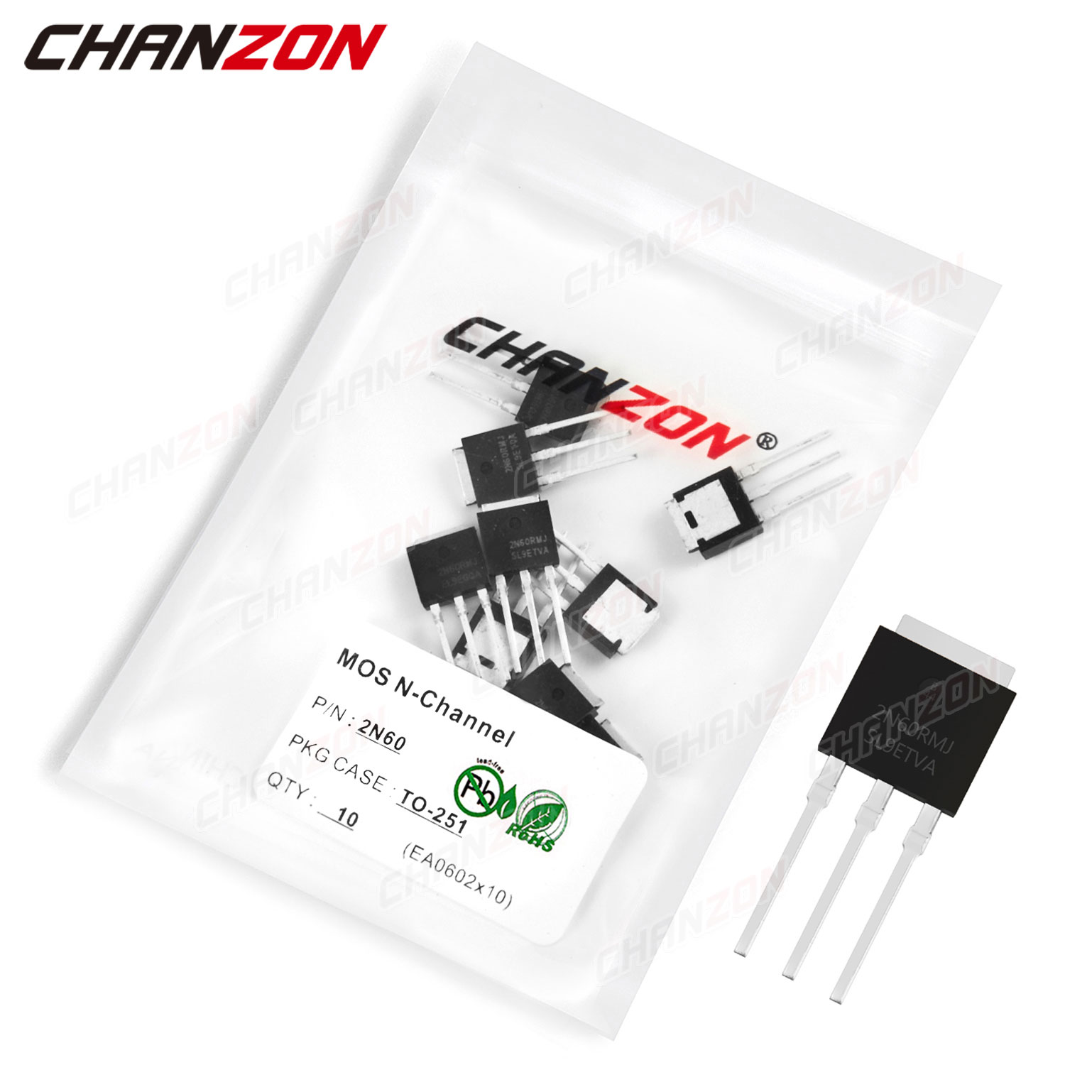Diy Electronics Youtube Channel - 10pcs 2N60 ZU-251 N-Kanal Mosfet Bipolar