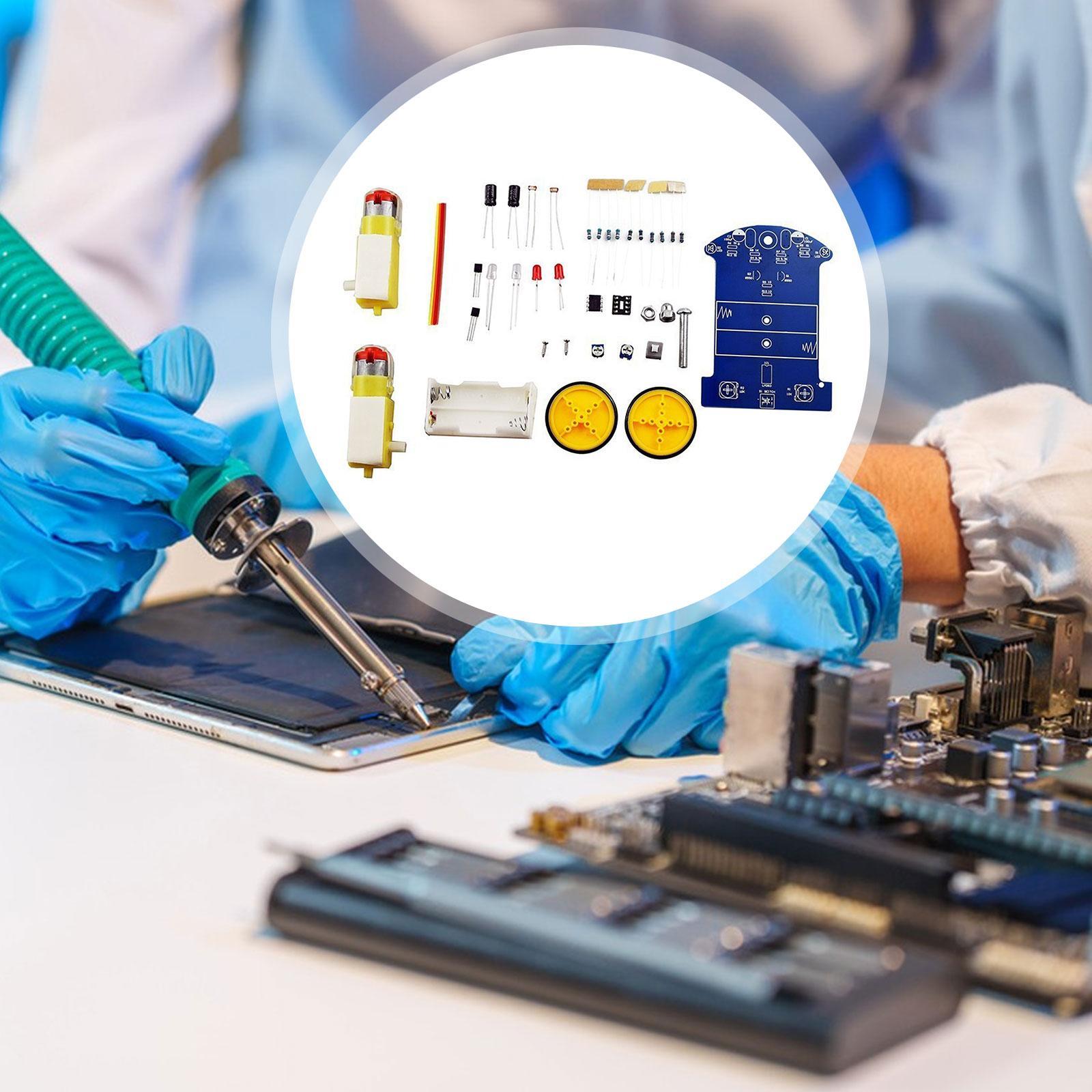 Diy Electronics Toys - Wissenschaftliches Experimentier-Set für Kinder, Modellauto-Lötübungsset, Lehrreiches