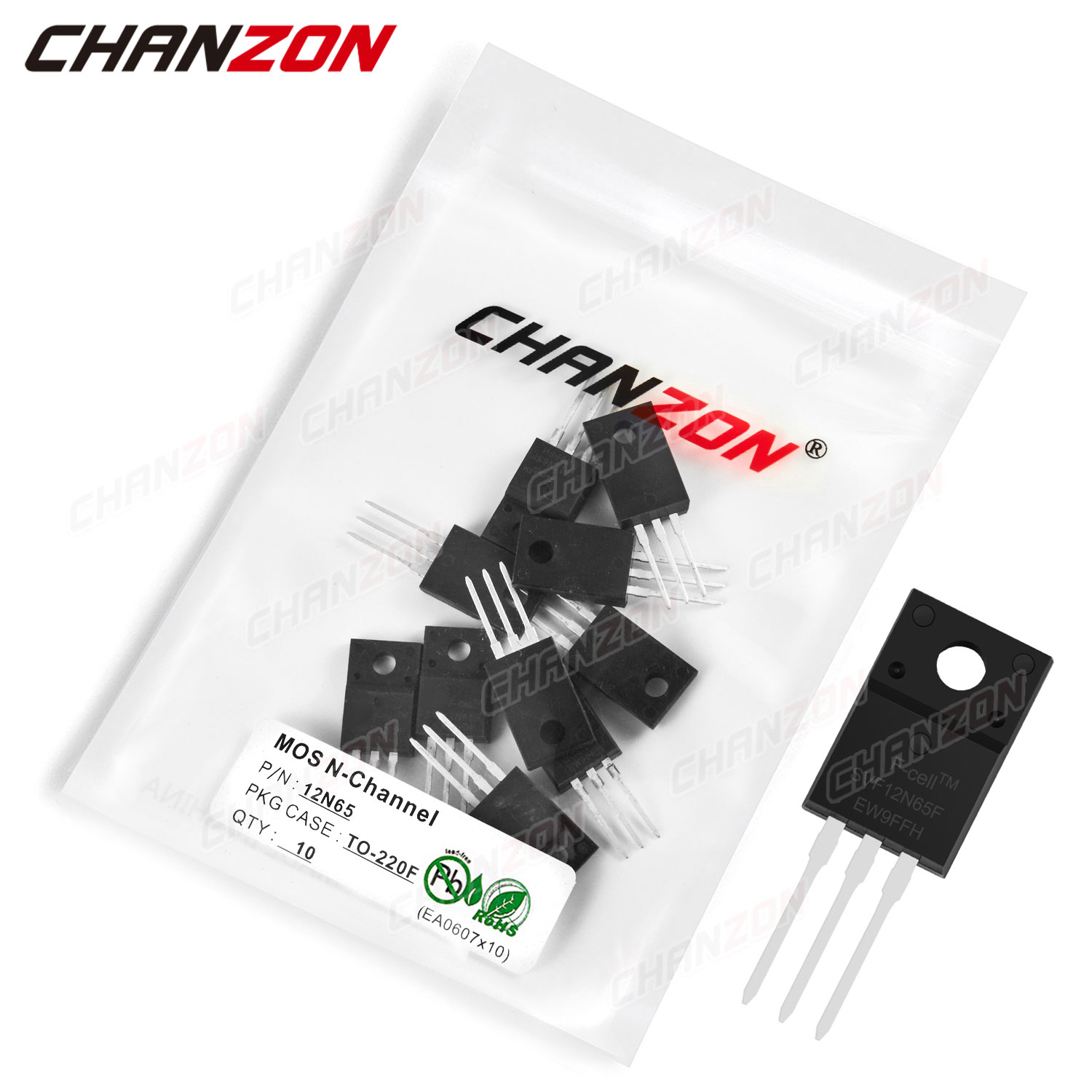 Diy Electronics Youtube Channel - 10pcs 12N65 TO-220F N-Kanal Mosfet Bipolar