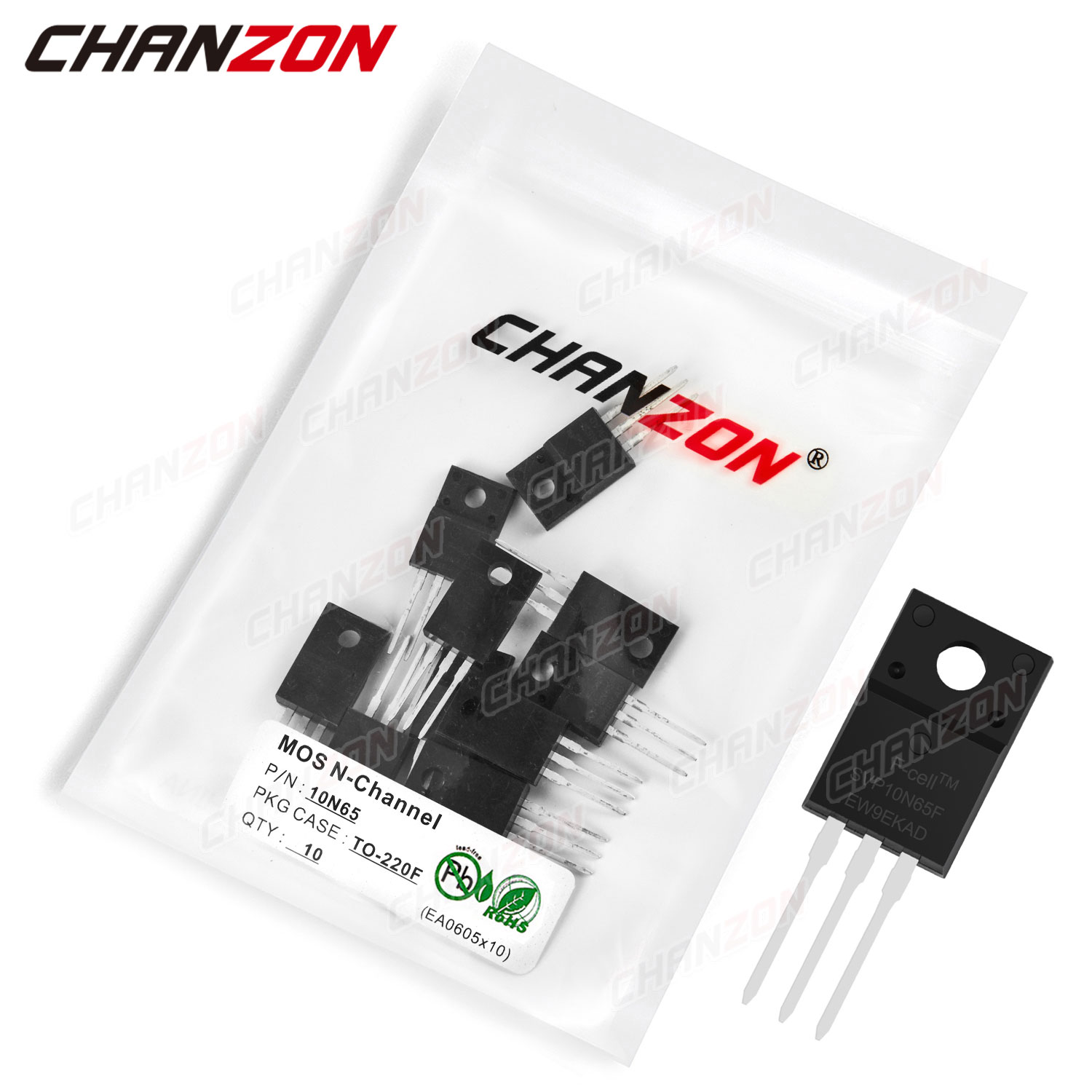 Diy Electronics Youtube Channel - 10pcs 10N65 TO-220F N-Kanal Mosfet Bipolar