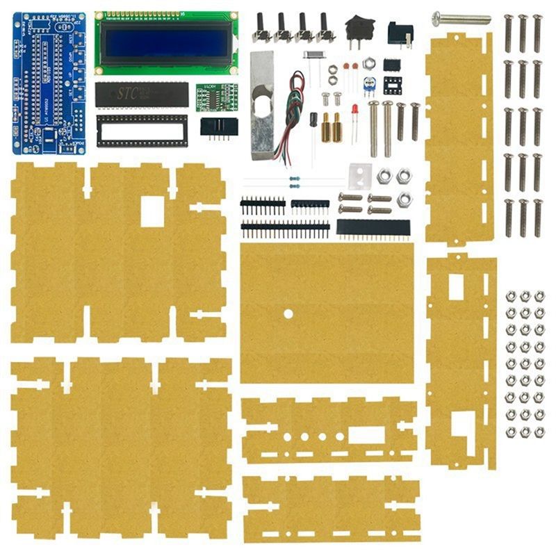 Diy Electronics Load Cell - A01E-Mikrocontroller Elektronische Waage DIY-Kit mit Halterung,