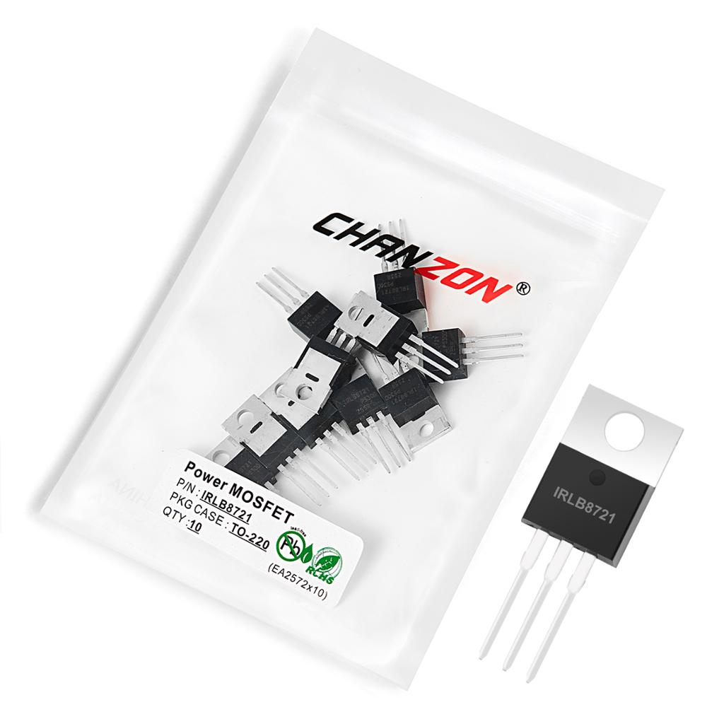 Diy Electronics Youtube Channel - 10Pcs IRLB8721 ZU-220 Power SIC Mosfet