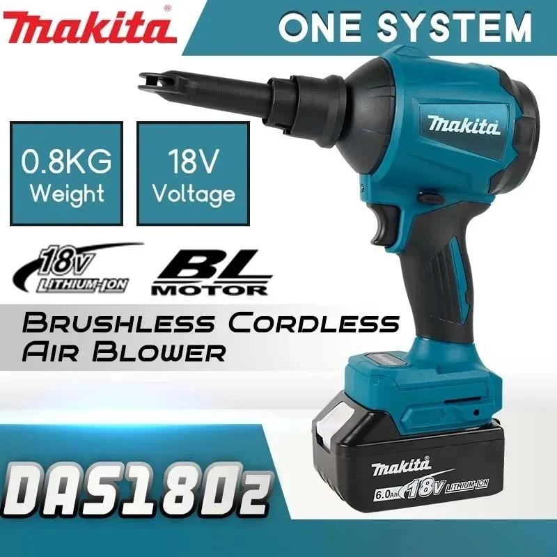 Diy Electronics Cleaner - Makita DAS180 18V Bürstenloser tragbarer Luftgebläse-Staubreiniger,