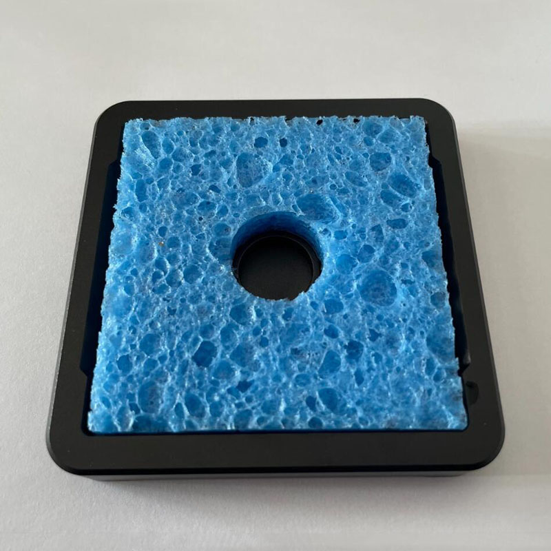 Diy Electronics Cleaner - Aluminiumlegierung Lötkolbenspitzen-Reinigungsschwammhalter mit Lötspüle – Desktop-DIY-Werkzeug
