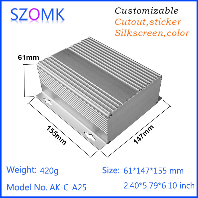 Diy Electronics Market - 61*147*155mm Aluminiumgehäuse für Elektronik im chinesischen