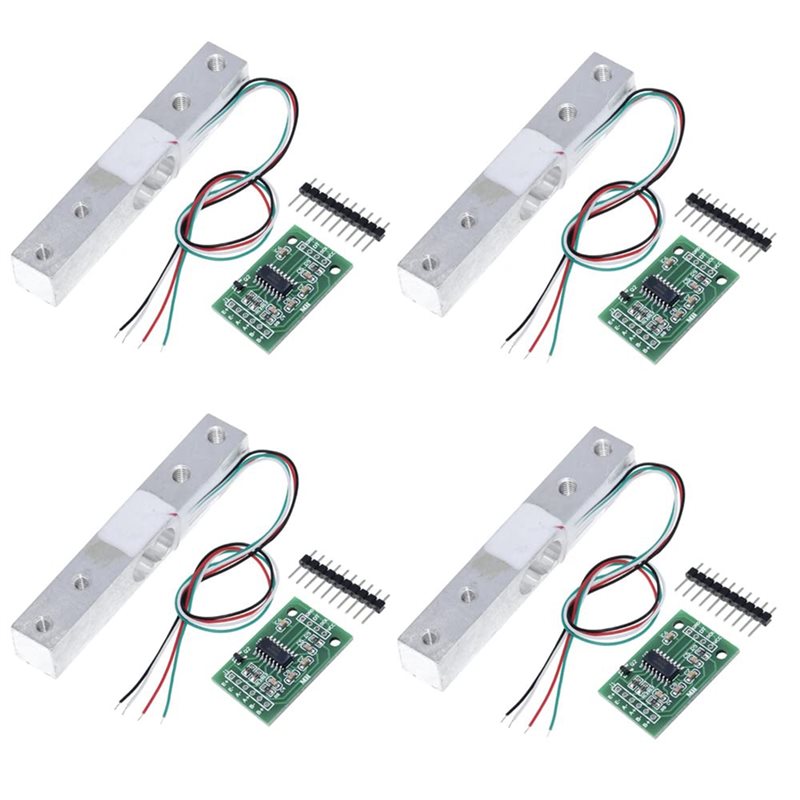 Diy Electronics Load Cell - 【PUBLICITY】4 Sets Digitaler Wägezellensensor HX711 ADC-Modul