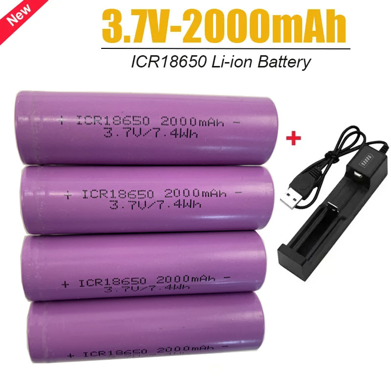 Diy Electronics Cleaner - Neuer Original ICR18650 wiederaufladbarer Lithium-Ionen-Akku mit