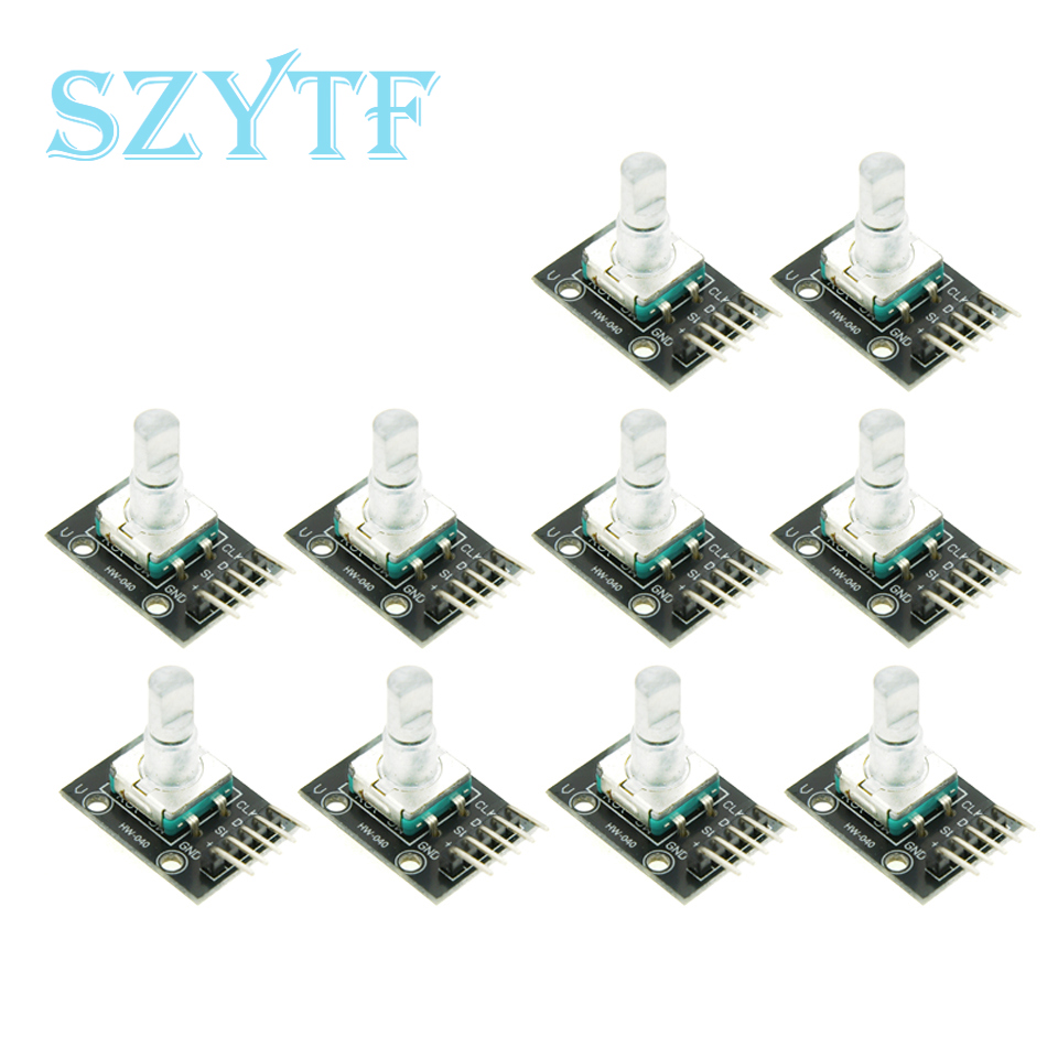 Arduino Diy Electronics - 1–10 Stück 360-Grad-Drehgebermodul KY-040 Ziegelstein-Sensor-Entwicklungsplatine mit
