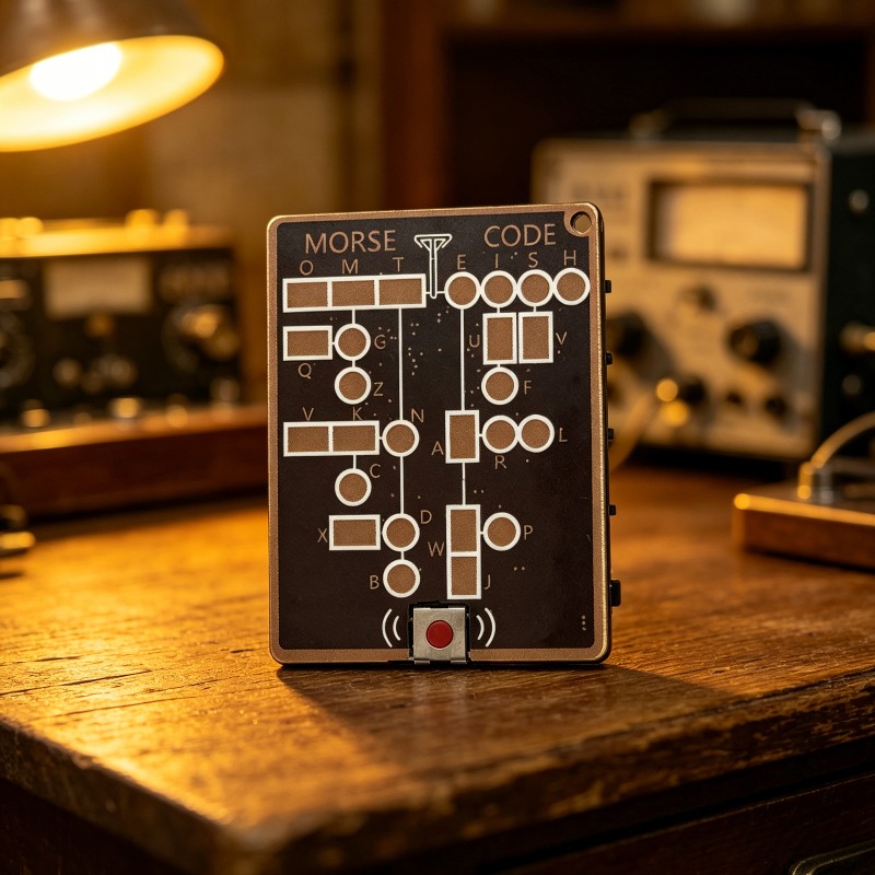 Diy Electronics Projects For Adults - Morse Code Trainer Card Pro LED