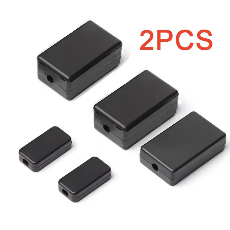 Diy Box Electronics Mall - 2PCS Kunststoff Wasserdichte Black Box DIY