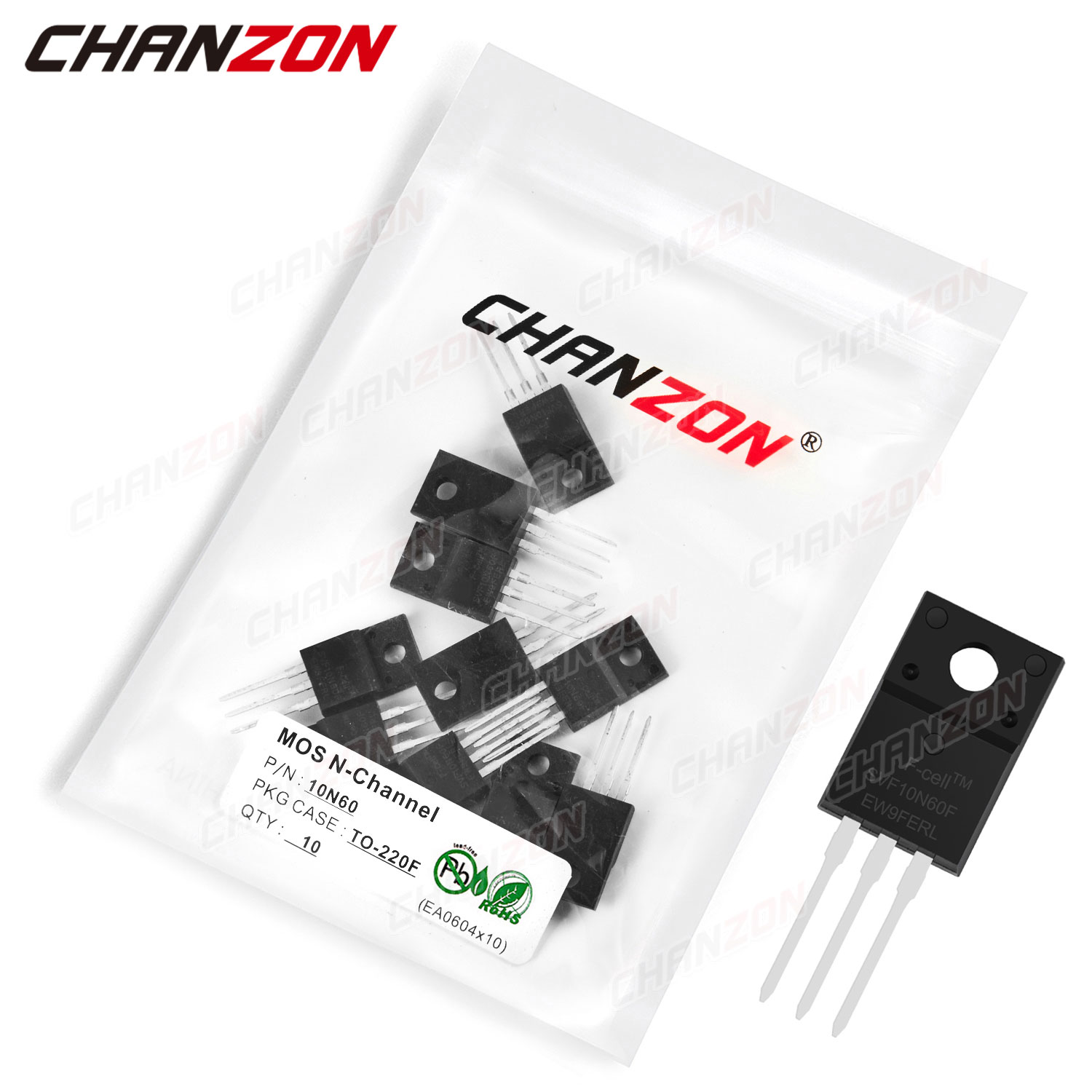 Diy Electronics Youtube Channel - 10pcs 10N60 TO-220F N-Kanal Mosfet Bipolar