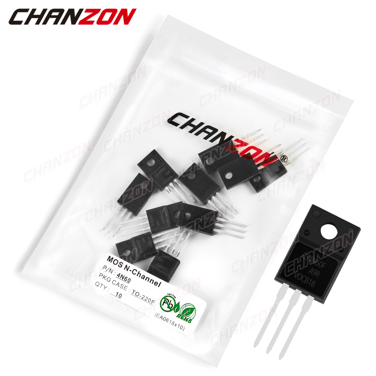 Diy Electronics Youtube Channel - 10pcs 4N60 TO-220F N-Kanal Mosfet Bipolar