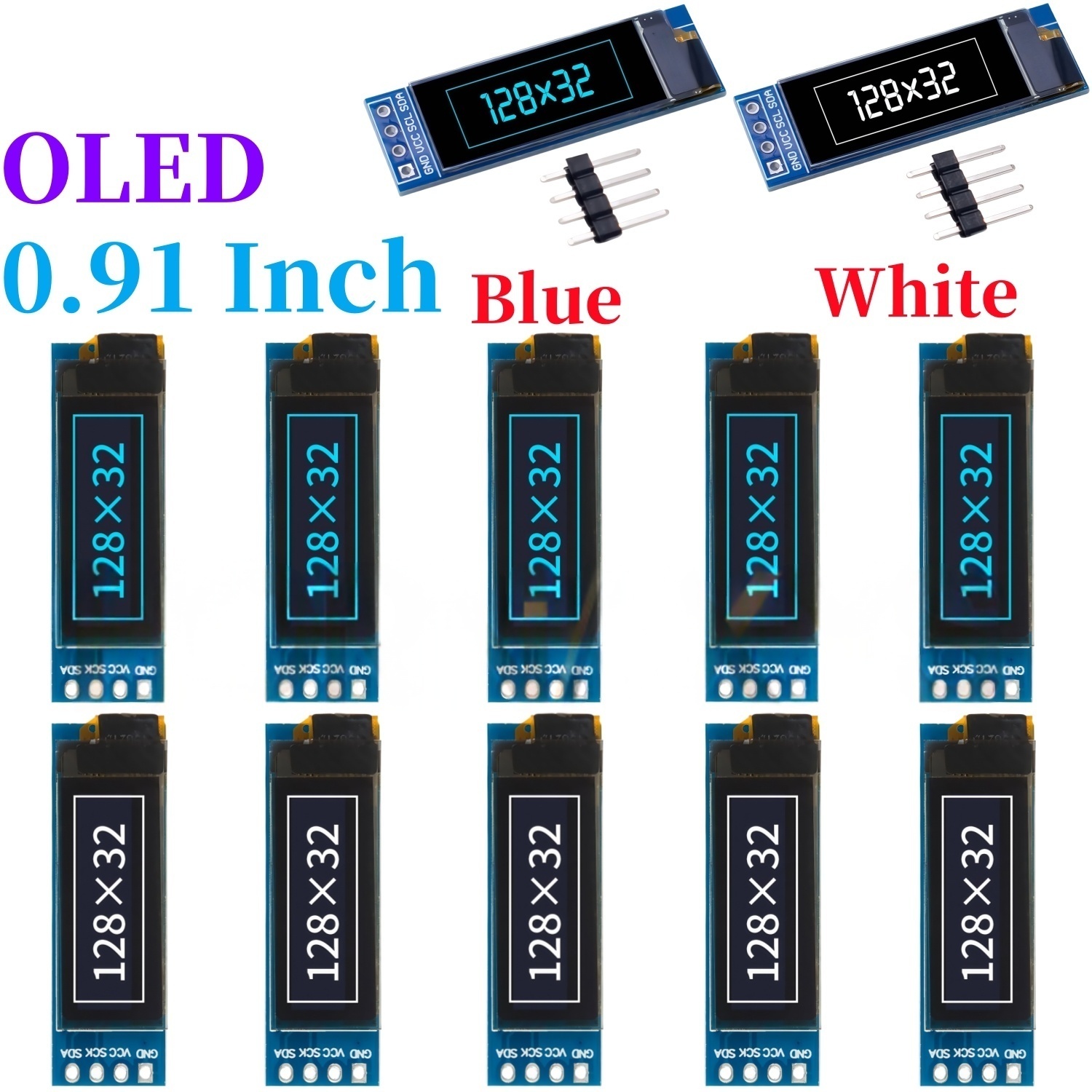 Arduino Diy Electronics - XZG 1-20 Stück 0,91 Zoll 128x32