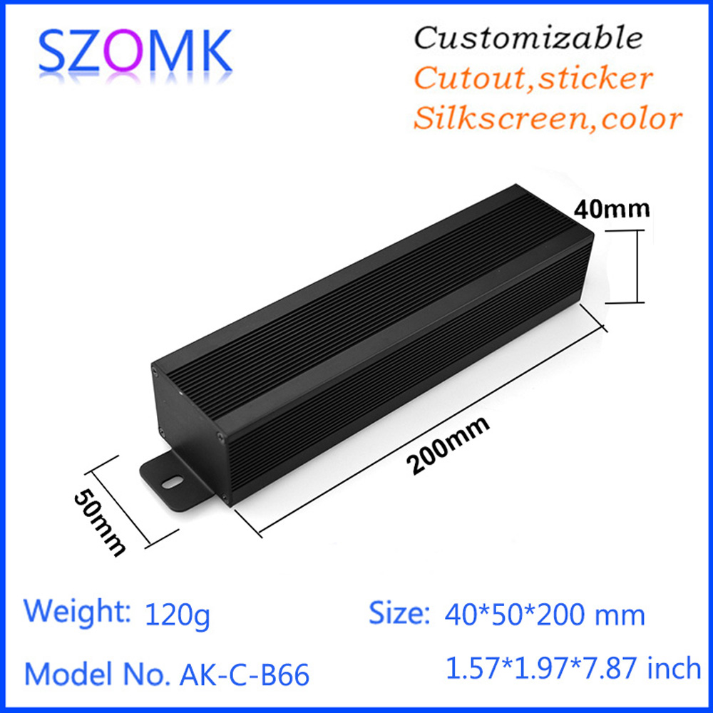 Diy Box Electronics Mall - 1 Stück 40*50*200mm Aluminiumgehäuse Elektronik DIY