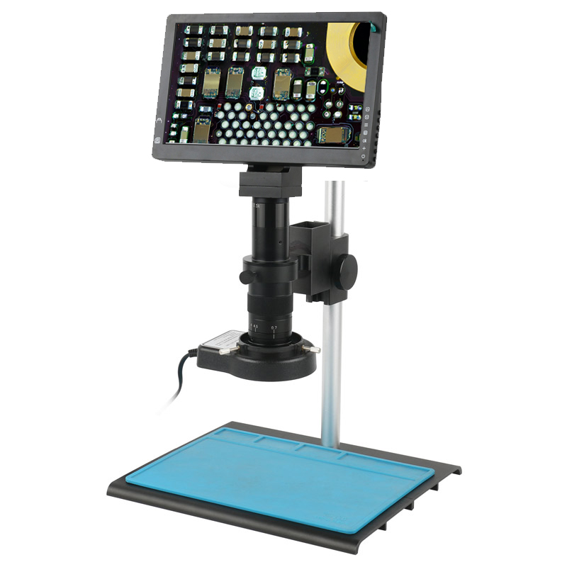Diy Electronics Microscope - 180X 12MP 9 Zoll LCD-Display Digital-Monitor-Integrationssystem