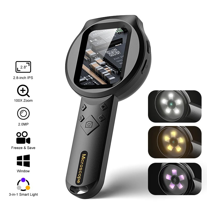 Diy Electronics Microscope - 2,8'' IPS Digitale Lupe HD 1080P