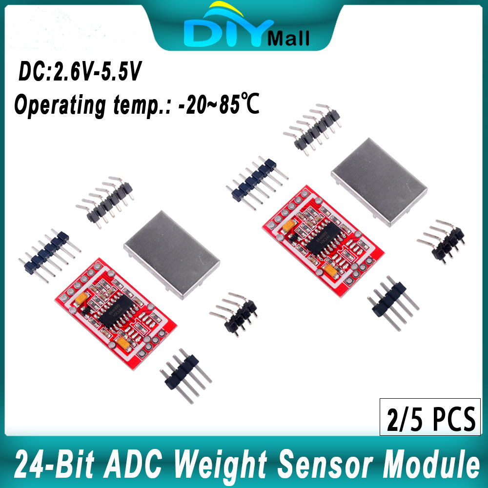Diy Electronics Load Cell - 2/5PCS HX711 24-Bit ADC Gewichtssensormodul mit
