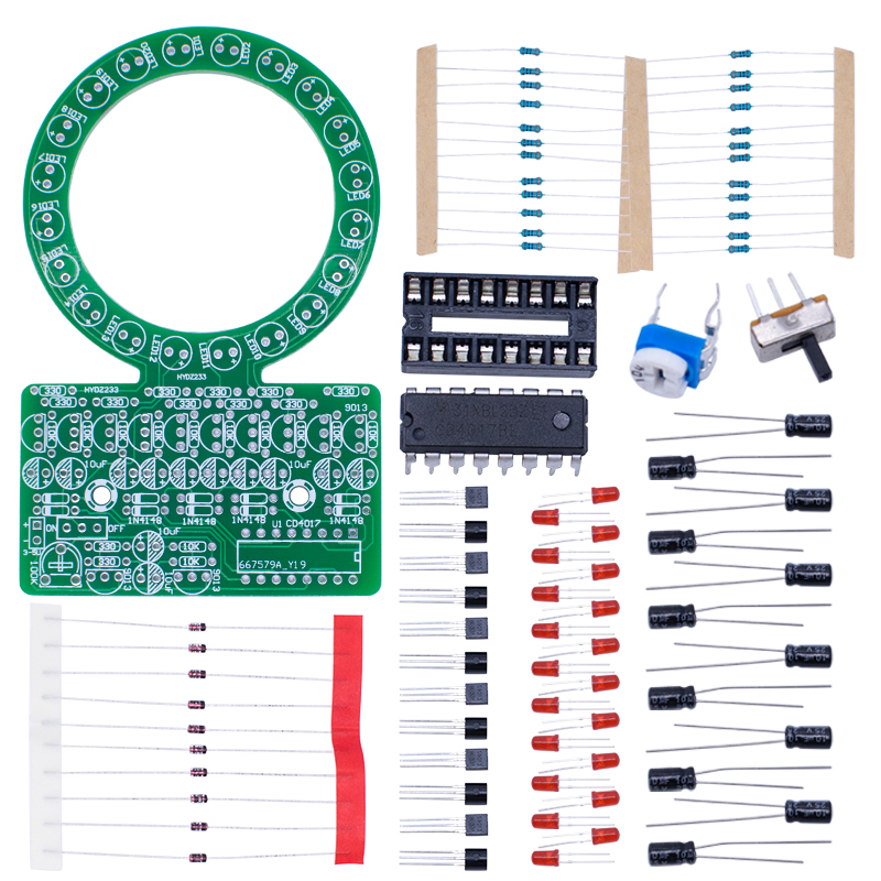 CD4017 Ring-Gradient-LED-Laufl – Diy Electronics Kits For Kids Bewertung und Preis